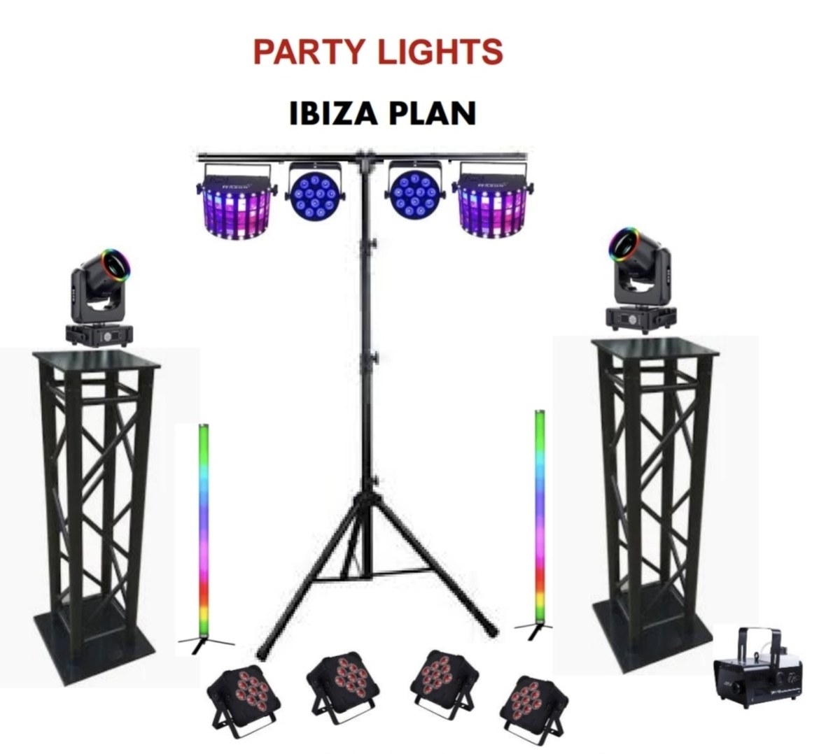 Ibiza plan — lighting setup included